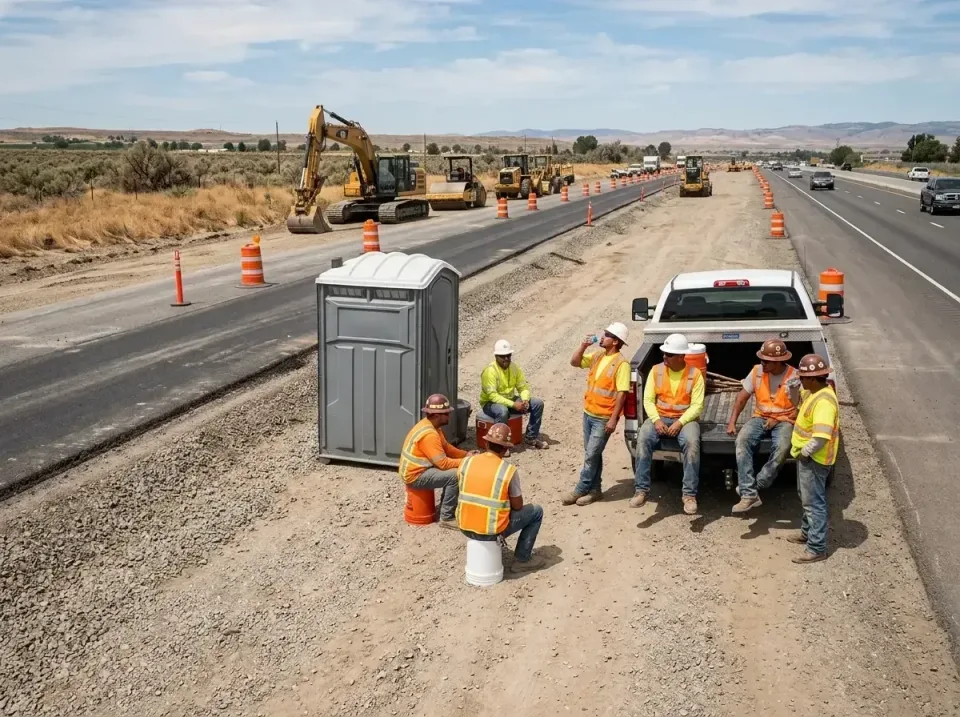 highway-road-construction-crew-007 — frequently asked questions, Porta Potty and Restroom Rentals in Loomis, CA